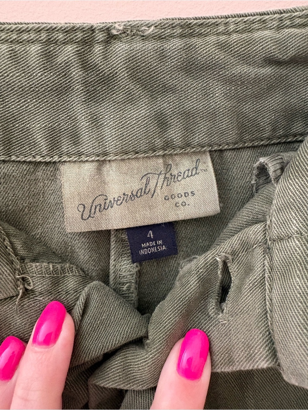 Universal Thread Women's High-Rise Barrel Leg Pants Size 4 - Picture 4 of 4